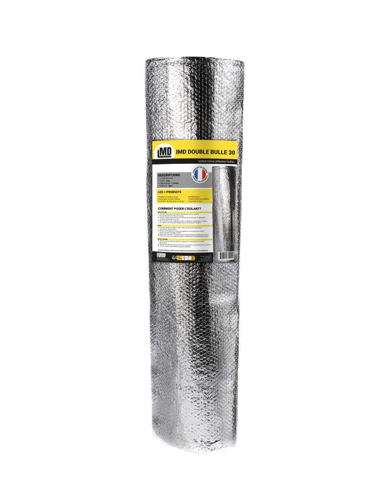 Isolant mince à bulles doubles - 30 m²